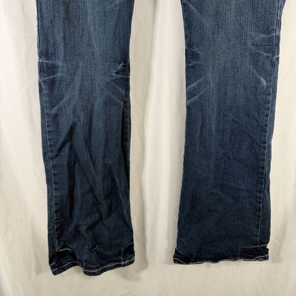 Trinity Ranch Jeans Womens 17 35x35 Dark Wash Blue Denim Bedazzled Cotton Blend - Picture 3 of 16